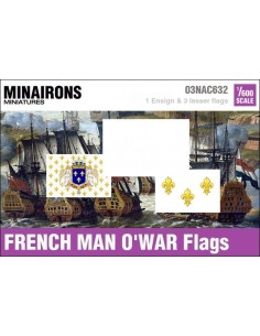 1/600 Pabellón de guerra francés