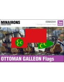1/600 Ottoman Galleon flags