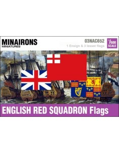 1/600 Pabellón de la Escuadra Roja inglesa