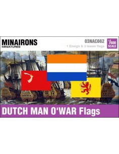 1/600 Dutch Man-of-war flags