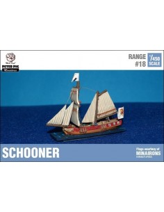 1/450 Schooner small ship