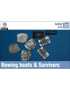 1/450 Botes de remo y supervivientes