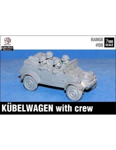 1/100 Kübelwagen y ocupantes