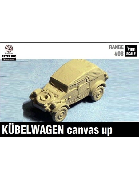 1/100 Kübelwagen canvas up