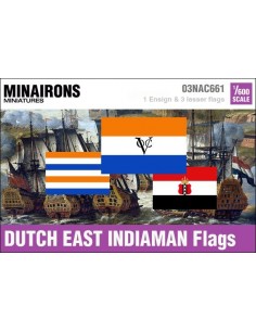 1/600 Dutch  East Indiaman flags