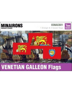 1/600 Venetian Galleon flags