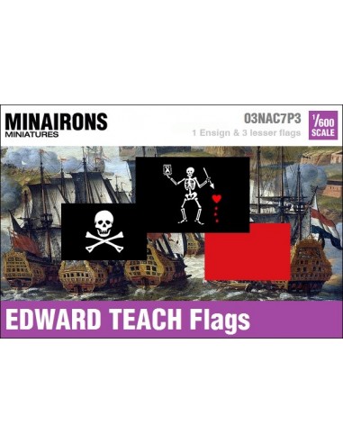 1/600 Pabellón pirata de Edward Teach