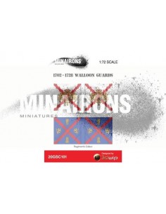 1/72 Walloon Guards flags 2