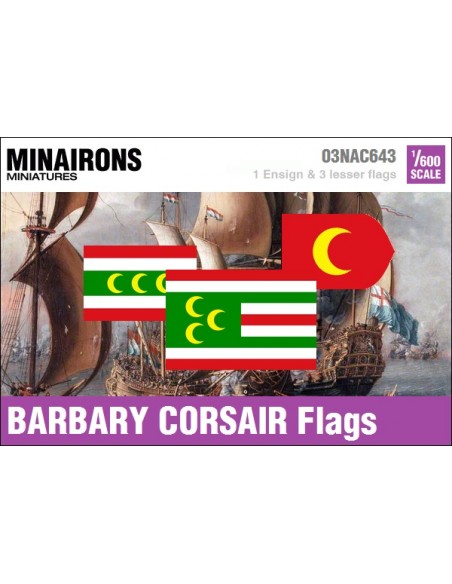 1/600 Pabellón de corsario berberisco