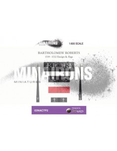 1/600 Pavelló pirata de Bartholomew Roberts 2