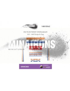 1/600 Dutch West Indiaman flags 2