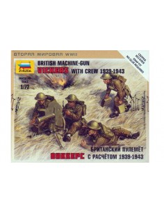 1/72 Ametralladora Vickers y servidores