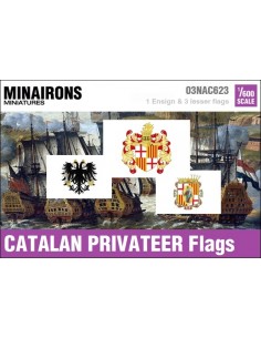 1/600 Catalan Privateer flags