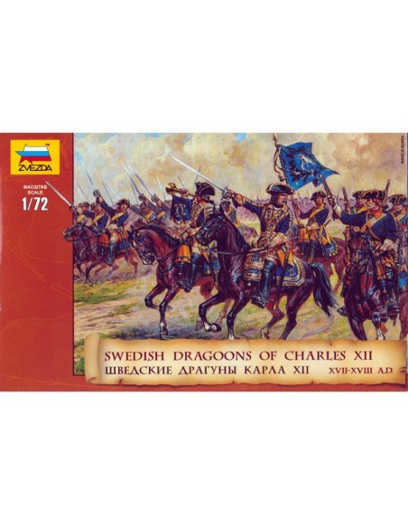 1/72 Dragones suecos de Carlos XII