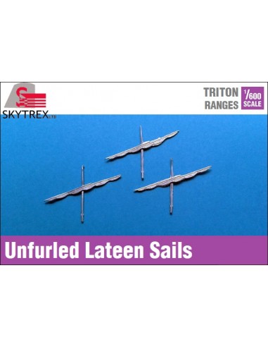 1/600 Furled Lateen sails