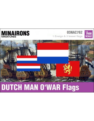 1/600 Dutch Man-of-war flags