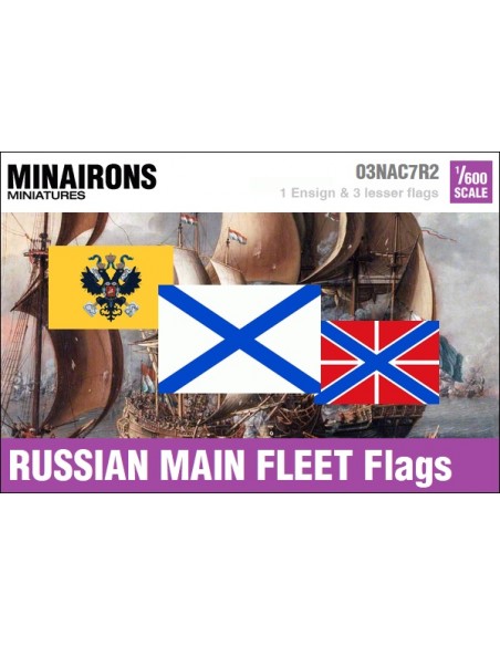 1/600 Russian Main Fleet flags 1/600 Russian Main Fleet flags