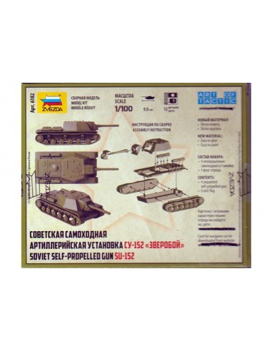 1/100 Cañón autopropulsado SU-152 - Caja de 1