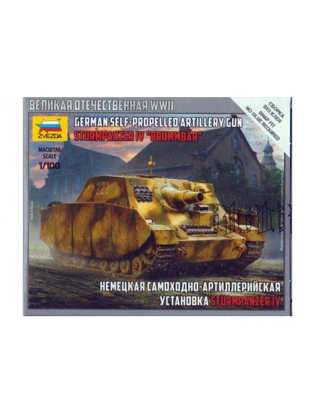 1/100 Obús autopropulsado Sturmpanzer IV - Caja de 1
