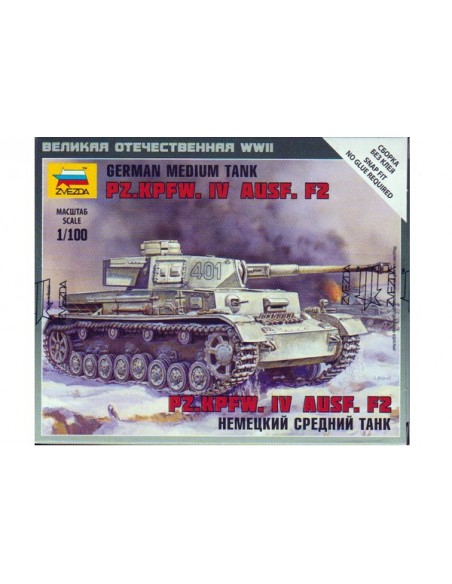1/100 Panzer IV F2 - Boxed kit
