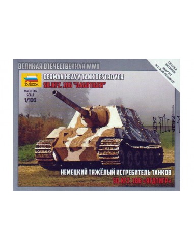 1/100 Caçatancs Jagdtiger - Capsa d'1