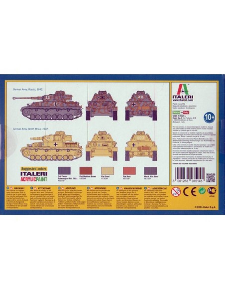 1/72 Panzer IV F1/F2 - capsa de 2