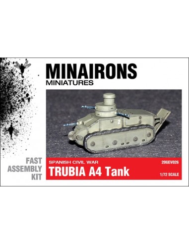 1/72 tanc Trubia A4 - Capsa d'1