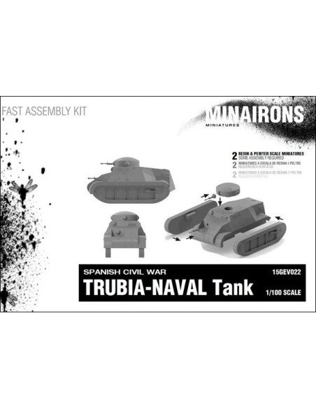 1/100 Trubia-Naval Tank - Boxed set