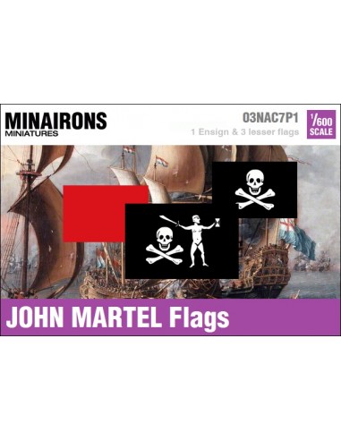 1/600 Pabellón pirata de John Martel