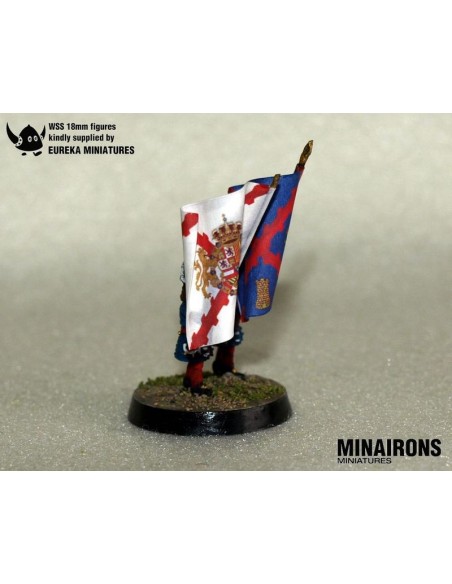 1/100 Walloon Guards flags