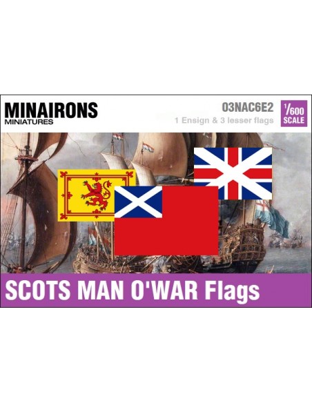 1/600 Scots Man-of-war flags