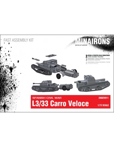 1/72 L3/33 Carro Veloce - Caja de 2