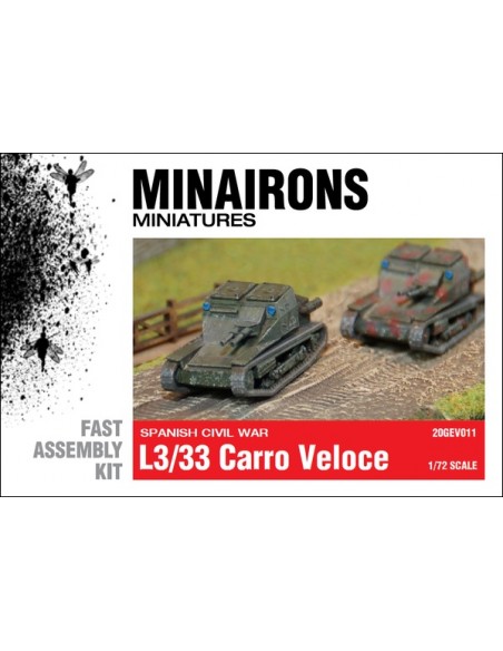 1/72 L3/33 Carro Veloce - Capsa de 2