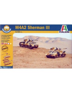 1/72 M4A2 Sherman III tank - Boxed set