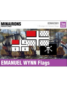 1/600 Emanuel Wynn pirate flags