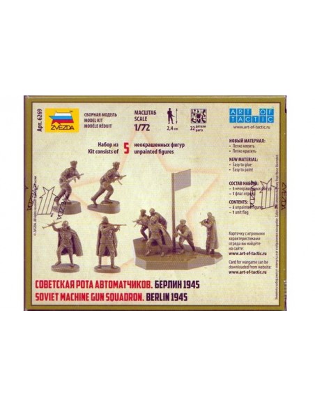 1/72 Escuadra de subfusiles soviéticos
