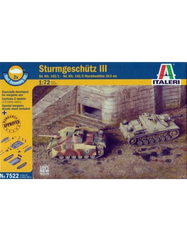 1/72 Sturmgeschütz III - capsa de 2