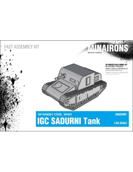 1/56 IGC Sadurní Tank - Boxed kit