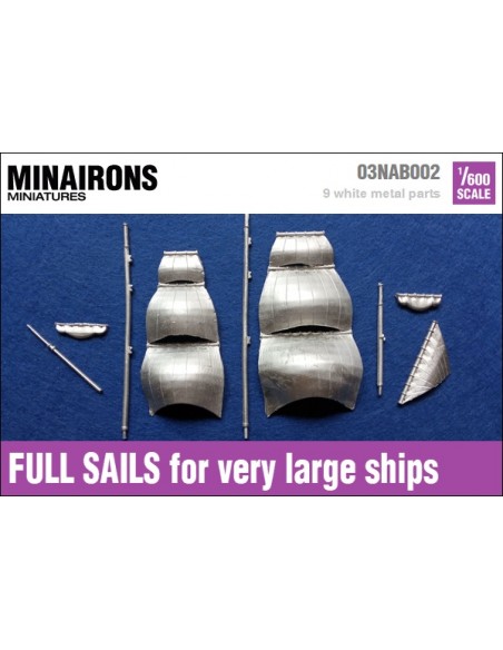 1/600 Full sails XL set