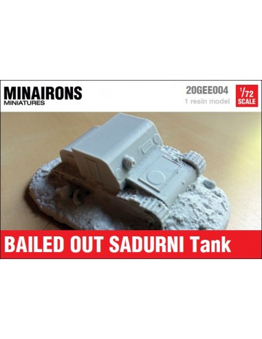 1/72 Bailed out Sadurní tank