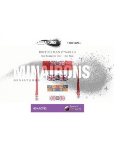 1/600 Pabellón de la Escuadra Roja británica 2