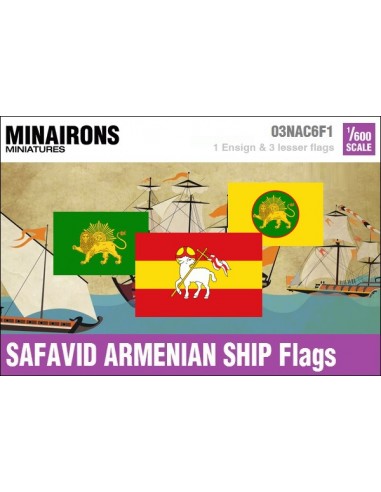 1/600 Safavid Armenian Galleon flags