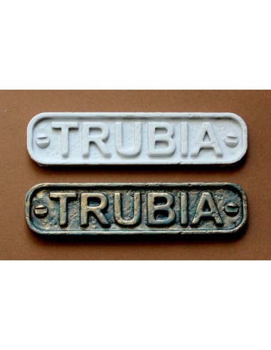 Placa factoría Trubia Placa factoría Trubia