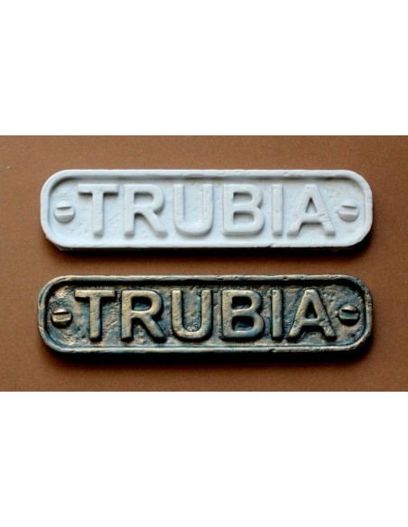 Trubia factory plate