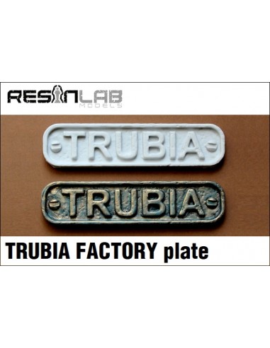 Trubia factory plate