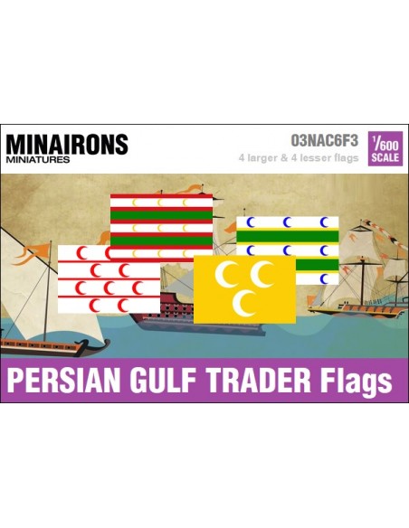 1/600 Persian Gulf Trader flags 1/600 Persian Gulf Trader flags