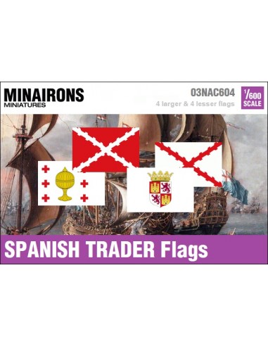 1/600 Spanish Trader flags