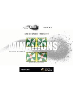 1/100 Banderas modelo 1701, variante 2 2