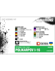 1/144 Polikàrpov I-16 Mosca 2