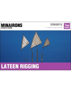 1/600 Unfurled Lateen sails